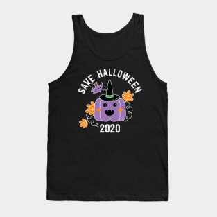 Purple Pumpkin Save Halloween 2020 Tank Top